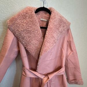 Alice + Olivia Blush Teddy Jacket